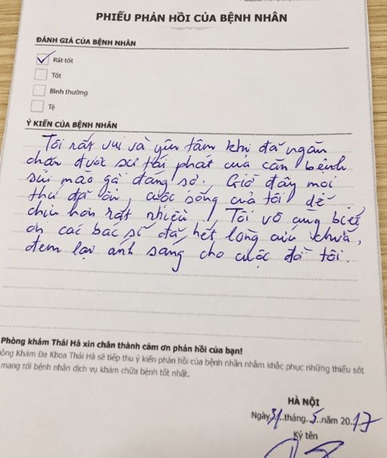 Review của bệnh nhân